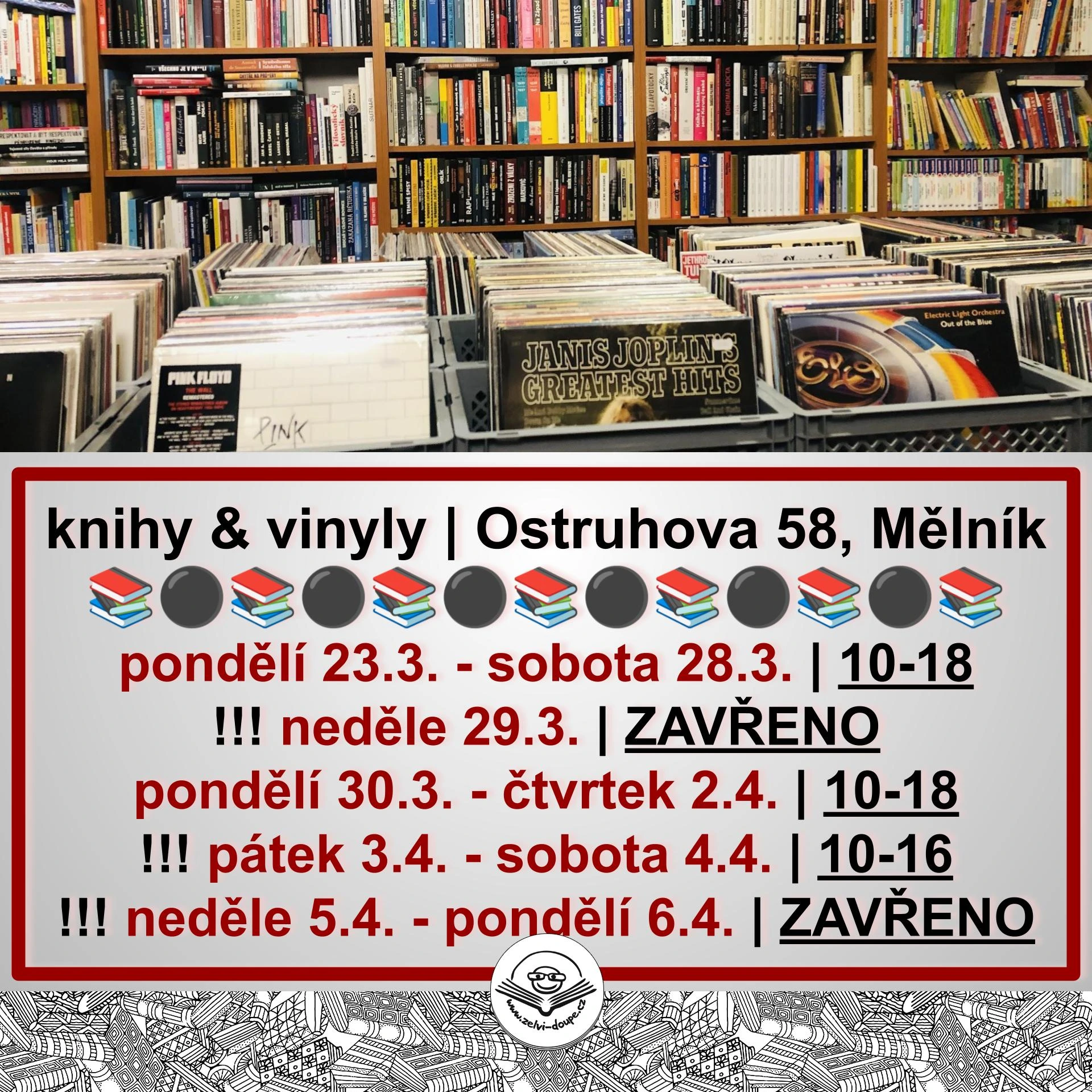 otevírací doba v kamenné prodejně