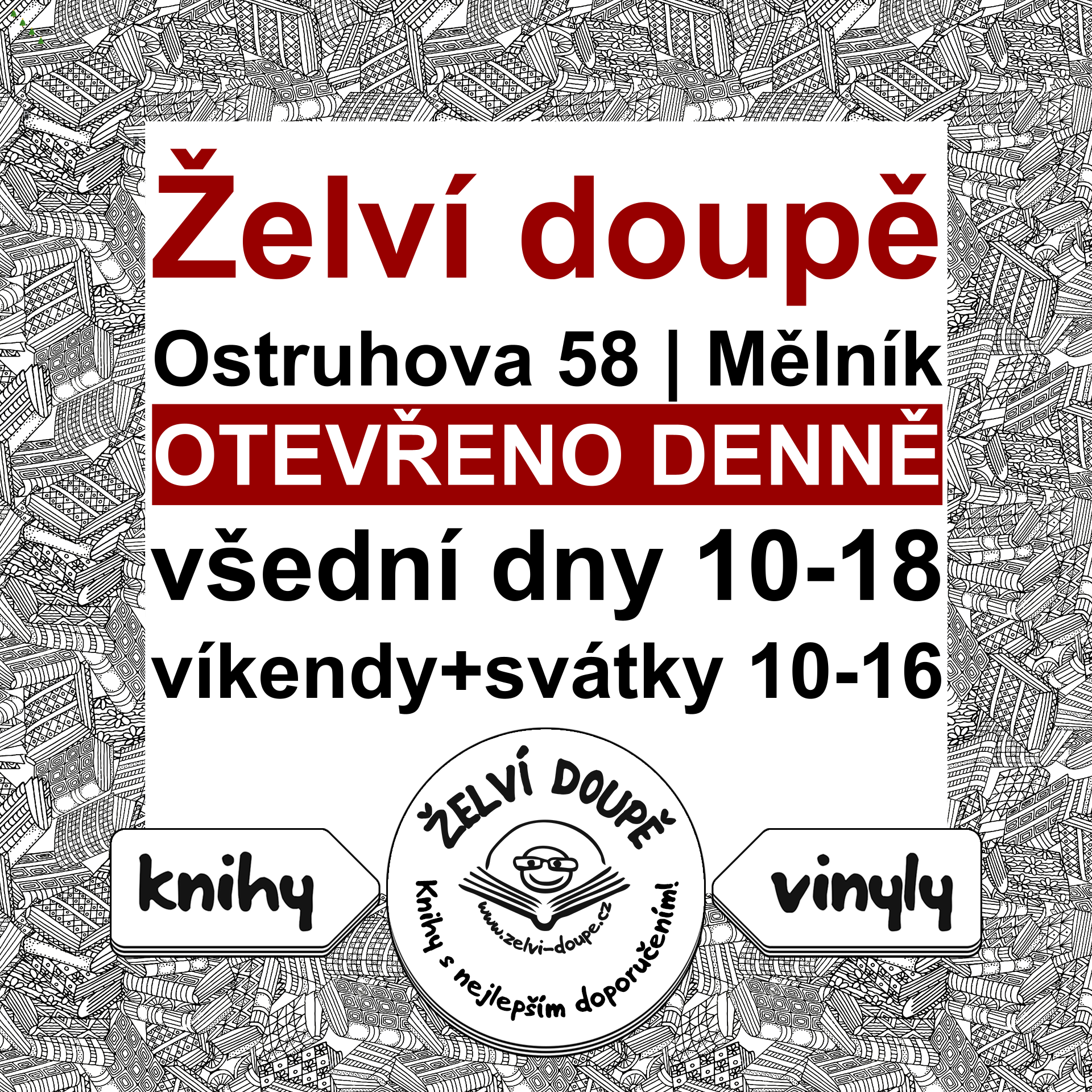 otevírací doba v kamenné prodejně