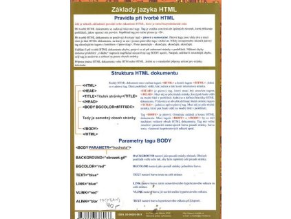 ZÁKLADY JAZYKA HTML