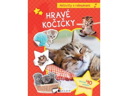 AKTIVITY S NÁLEPKAMI - HRAVÉ KOČIČKY
