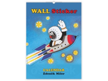 KALENDÁŘ - KRTEČEK SE SAMOLEP.NA ZEĎ  Miler Zdeněk