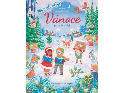 KNÍŽKA SE SAMOLEPKAMI - VÁNOCE PO CELÉM SVĚTĚ  Hannah Joli