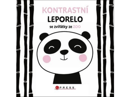 KONTRASTNÍ LEPORELO SE ZVÍŘÁTKY ZE ZOO