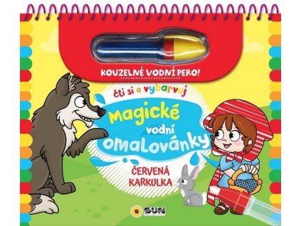 ČERVENÁ KARKULKA - MAGICKÉ VODNÍ OMALOVÁNKY