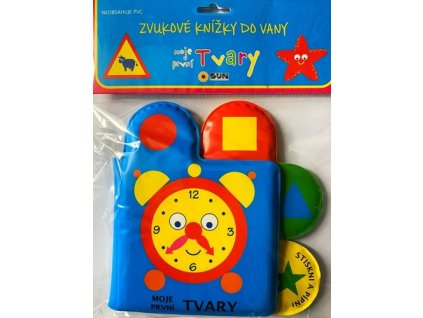 MOJE PRVNÍ TVARY - ZVUKOVÉ KNÍŽKY DO VANY
