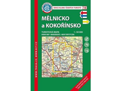 KČT 16 MĚLNICKO A KOKOŘÍNSKO 1:50 000 TU  neuveden