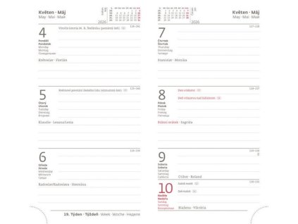 DIÁŘ TÝDENNÍ KAPESNÍ 2026 VARIO LYRA - PARIS