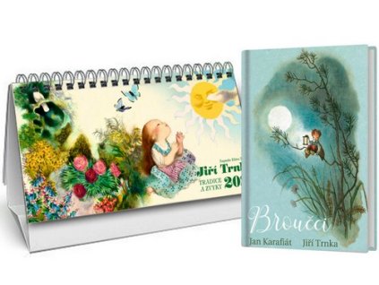 STOLNÍ KALENDÁŘ 2026 - JIŘÍ TRNKA + BROUČCI  Jiří Trnka, Klára Trnková