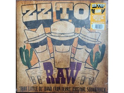 RAW  (TANGERINE VINYL)  ZZ Top