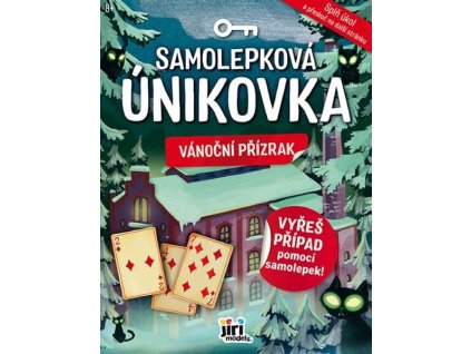 VÁNOČNÍ PŘÍZRAK - SAMOLEPKOVÁ ÚNIKOVKA