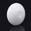 Silikonové korálky DISK 12mm (4ks) - white