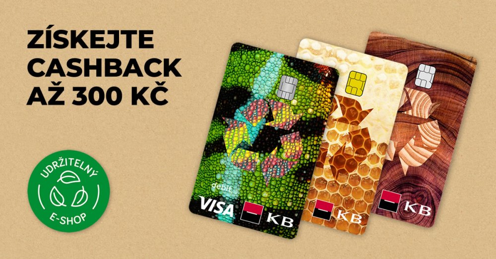 Cashback 300 Kč k nákupu