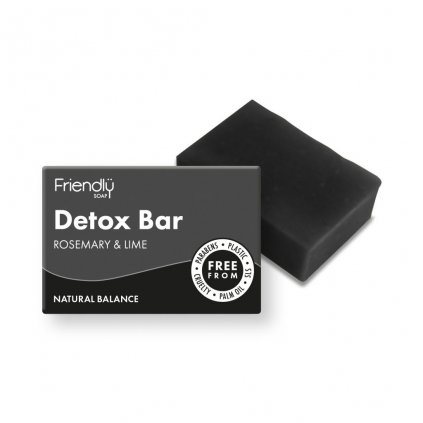 Friendly Soap, Přírodní detoxikační mýdlo rozmarýn a limeta 95g