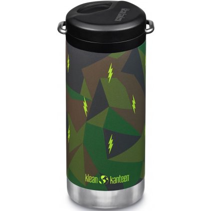 Klean Kanteen, Termoska TKWide w/Twist Cap - Electric Camo, 355 ml