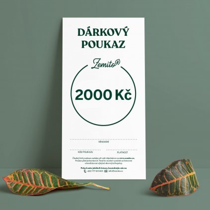 zemito poukazka 2000Kc CZ