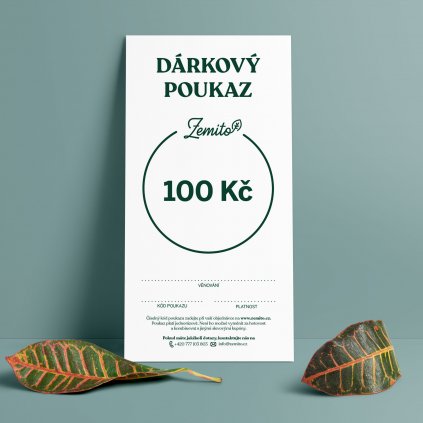 poukážka 100Kč CZ preview