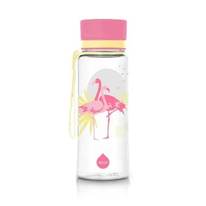 EQUA, Plastová láhev - různý design, 600ml - Flamingo