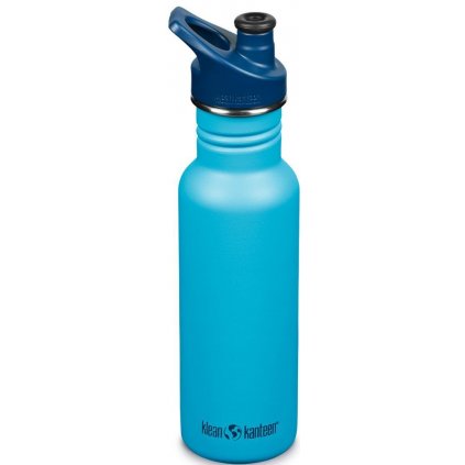 Klean Kanteen, Nerezová láhev Classic Narrow w/Sport Cap - hawaiian ocean 532 ml