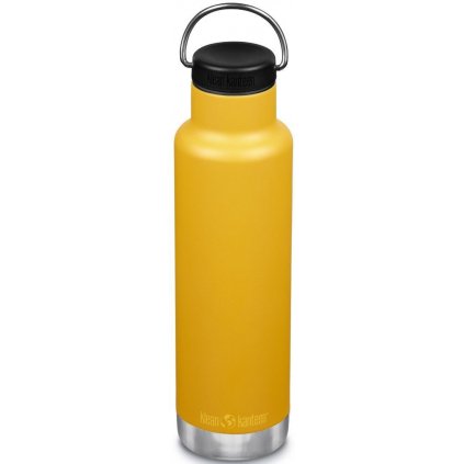 Klean Kanteen, Nerezová termolahev Insulated Classic w/Loop Cap - marigold 592 ml