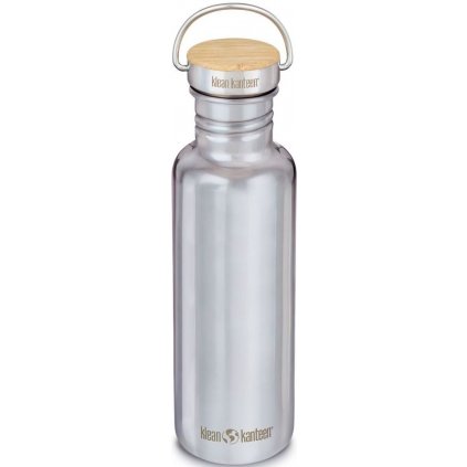 Klean Kanteen, Nerezová lahev Reflect w/Bamboo Cap - mirrored stainless 800 ml