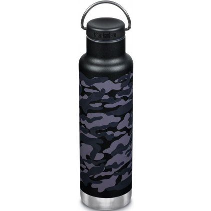 Klean Kanteen, Insulated Classic w/Loop Cap - black camo 592 ml