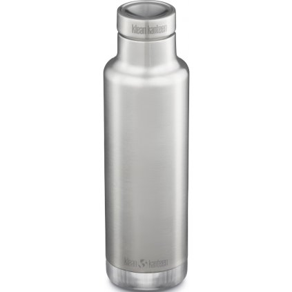 Klean Kanteen, Insulated Classic Narrow w/Pour Through Cap - Brushed Stainless 750 ml