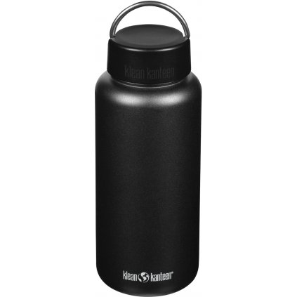 Klean Kanteen, Wide w/Wide Loop Cap - Black 1182 ml