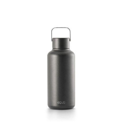 Equa, Nerezová láhev Timeless - Dark, 1000 ml