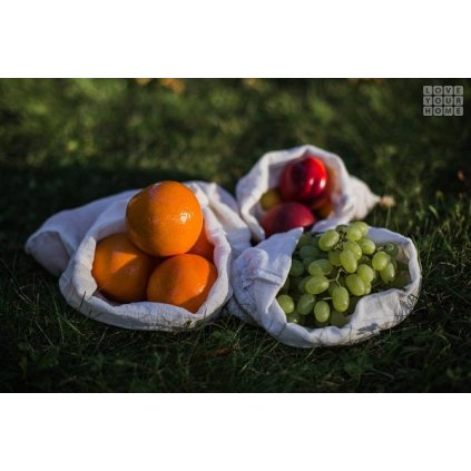 Love Your Home, Sada sáčků na ovoce, zeleninu a pečivo (3 ks)