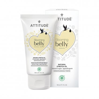 produkt attitude olej pro tehotne a po porodu s arganem a mandli blooming belly 150 ml 1