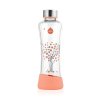 EQUA, Skleněná láhev SQUEEZE, 550 ml - Peach Tree