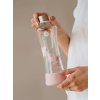 EQUA, Skleněná láhev SQUEEZE, 550 ml - Magnolia