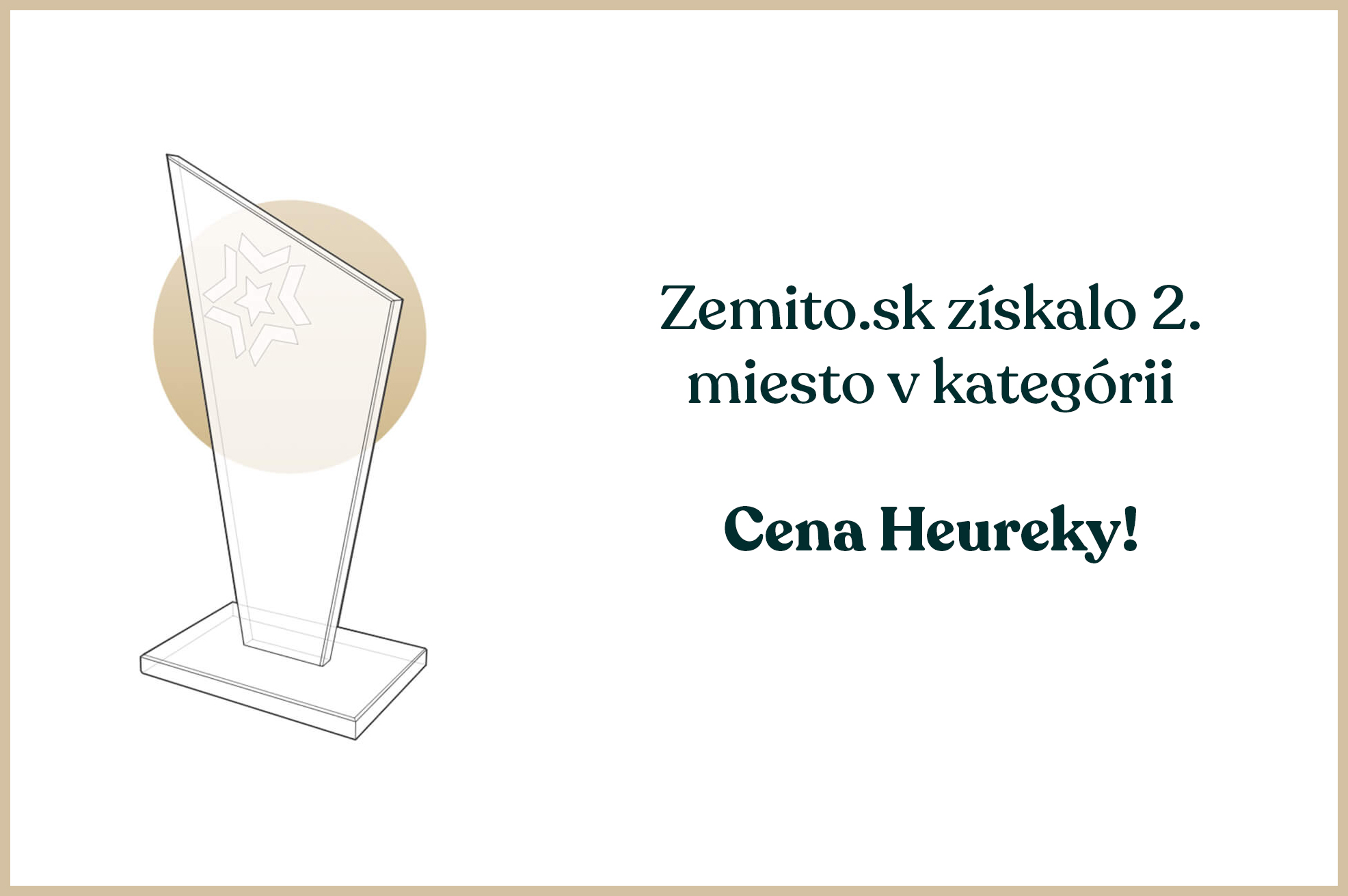 Zemito.sk získalo Cenu Heureky!