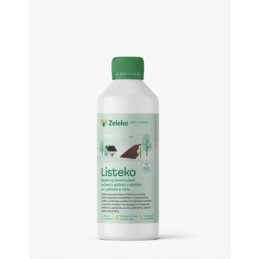 Zeleko, LISTEKO - biostimulant zlepšujúci rast rastlín