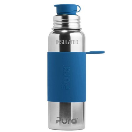 PURA TERMO fľaša so športovým uzáverom 650ml modrá