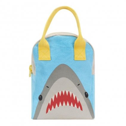 zipper lunch bag shark