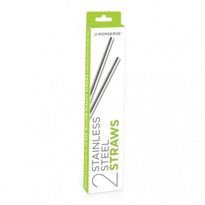 stainless steel straws set of 2