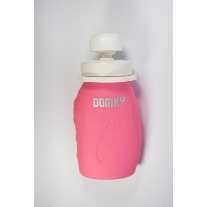 Domky, Plniteľná silikónová taštička - ružová