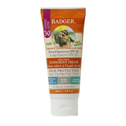 7204 03 Badger SPF30 Kids Sunscreen 0634084478013