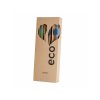 10627 ecoheart giftbox 3ks zelena cerna modra