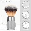 Shaving Brush Amazon 3rdslide Aplat Grey Handle scaled