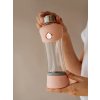 Equa, Sklenená fľaša SQUEEZE, 550 ml - ACTIVE Peach