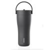 Equa, Carry cup termohrnček - čierny, 600 ml