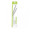 stainless steel straws set of 2