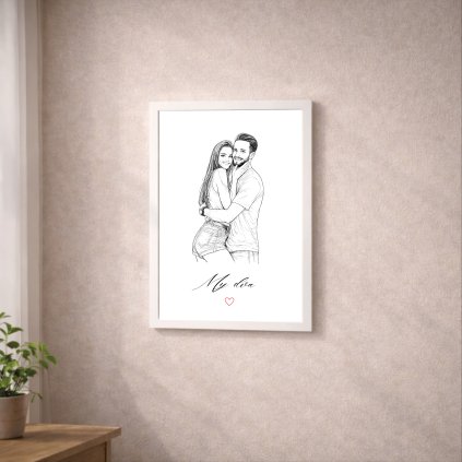 CZ PlakatProParSfotografii StextemMyDva BilyRam