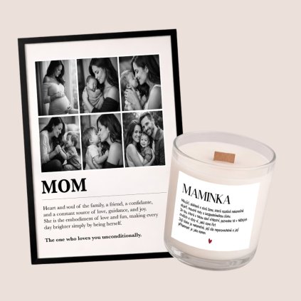 Set PlakatMom Svicka CernyRam