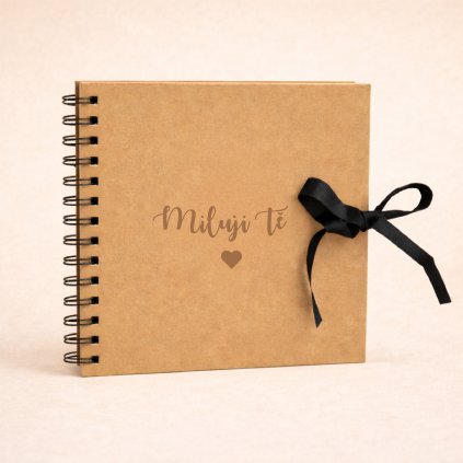 CZ Fotoalbum MilujiTe Hnede