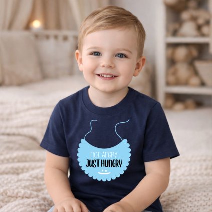 CZ ModreTrikoDetske NotAngryJustHungryModre