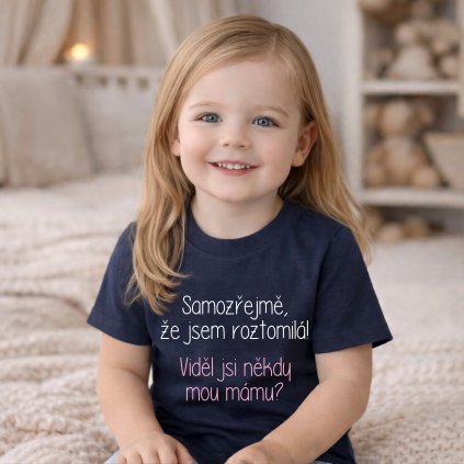 CZ ModreTrikoDetske SamozrejmeZeJsemRoztomila