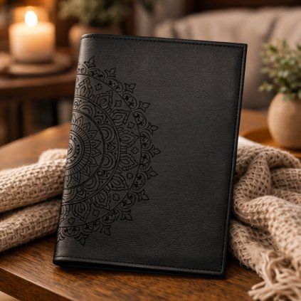 CZ ObalNaKnihu Mandala Cerna